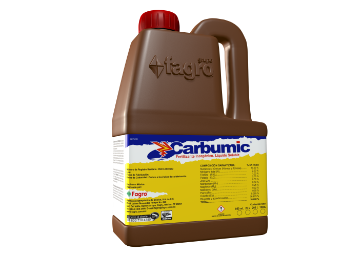 Carbumic Fertilizante. Líquido Soluble.