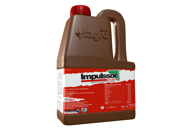 Impulssor Vegetal Regulador de Crecimiento Supercomplejo.
Líquido