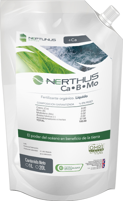 Nerthus CaBMo Fertilizante orgánico. Liquido