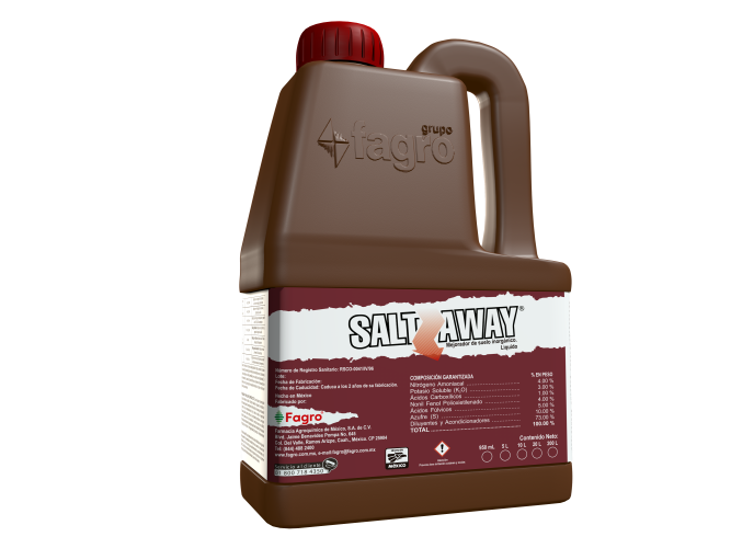 Salt Away Mejorador de suelo inorgánico. Líquido