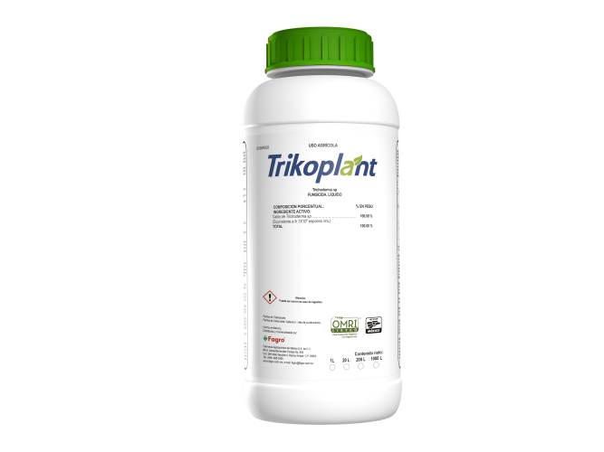 Trikoplant Trichoderma harzianum.
Fungicida. Concentrado Soluble.